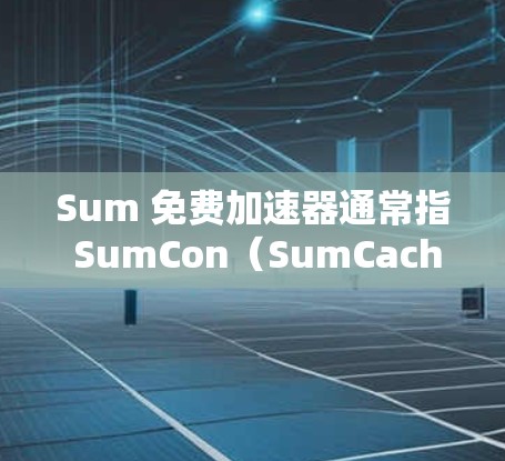 Sum 免费加速器通常指 SumCon(SumCache)的免费版本,用于缓存扩展。以下是关于 SumCon 免费加速器的详细介绍 Sum 免费加速器通常指 SumCon(SumCache)的免费版本,用于缓存扩展。以下是关于 SumCon 免费加速器的详细介绍