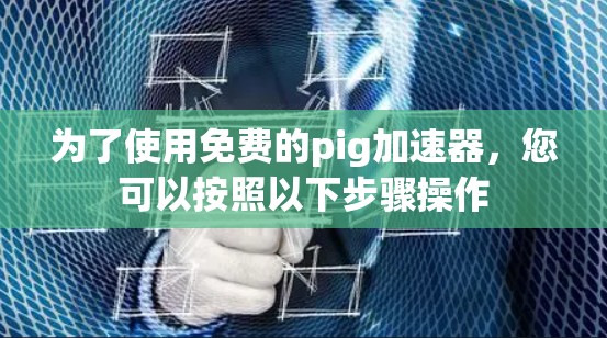 为了使用免费的pig加速器，您可以按照以下步骤操作
