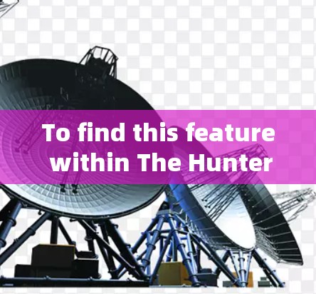 To find this feature within The Hunter,follow these steps: