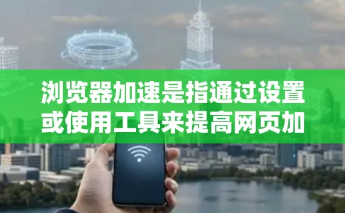 浏览器加速是指通过设置或使用工具来提高网页加载速度，使用户体验更流畅。以下是详细的步骤和方法