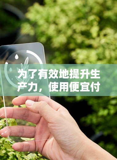为了有效地提升生产力，使用便宜付费加速器工具是一个不错的选择。以下是一步步的指南，帮助你选择和使用适合你的工具