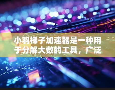 小羽梯子加速器是一种用于分解大数的工具，广泛应用于加密学领域，如RSA算法中。以下是对小羽梯子加速器的详细分析