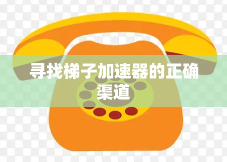 寻找梯子加速器的正确渠道 寻找梯子加速器的正确渠道