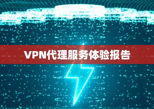 VPN代理服务体验报告 VPN代理服务体验报告