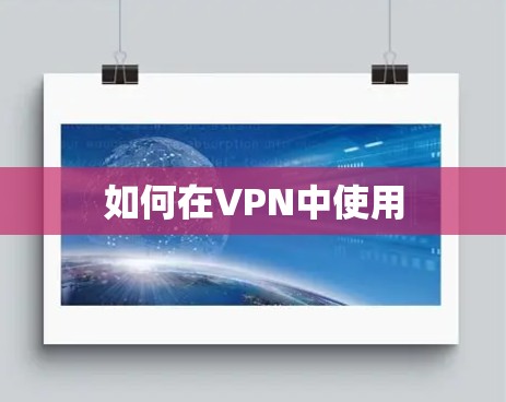 如何在VPN中使用