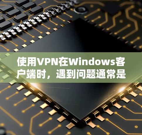 使用VPN在Windows客户端时,遇到问题通常是因为网络连接不畅、软件版本问题或误操作导致的。以下是解决常见问题的步骤 使用VPN在Windows客户端时,遇到问题通常是因为网络连接不畅、软件版本问题或误操作导致的。以下是解决常见问题的步骤