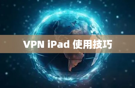 VPN iPad 使用技巧