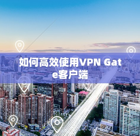 如何高效使用VPN Gate客户端