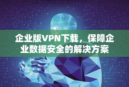 企业版VPN下载，保障企业数据安全的解决方案