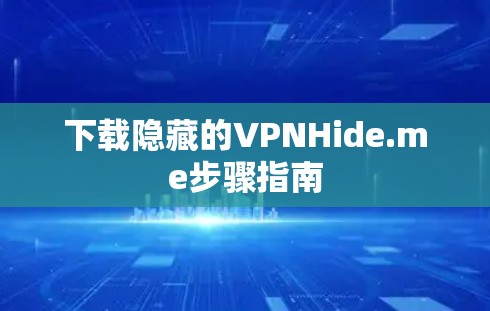 下载隐藏的VPNHide.me步骤指南 下载隐藏的VPNHide.me步骤指南