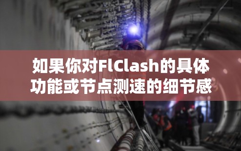 如果你对FlClash的具体功能或节点测速的细节感兴趣，建议访问FlClash的官方网站或相关论坛，获取更深入的了解