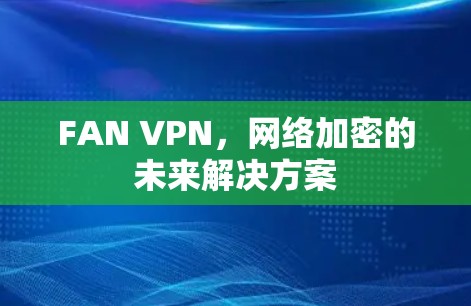 FAN VPN，网络加密的未来解决方案