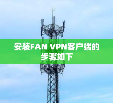 安装FAN VPN客户端的步骤如下