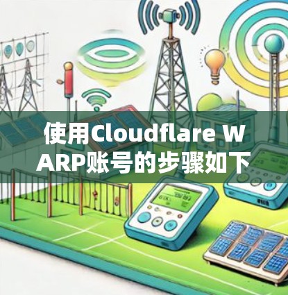 使用Cloudflare WARP账号的步骤如下