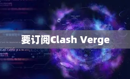 要订阅Clash Verge