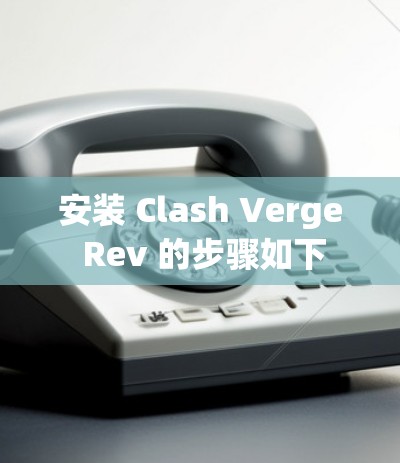 安装 Clash Verge Rev 的步骤如下 安装 Clash Verge Rev 的步骤如下