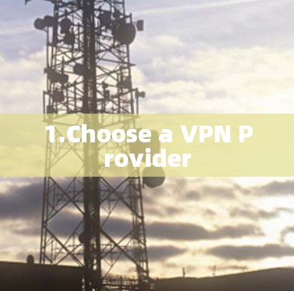1.Choose a VPN Provider