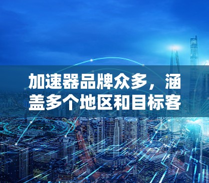 加速器品牌众多,涵盖多个地区和目标客户群体。以下是加速器品牌的主要分类及特点 加速器品牌众多,涵盖多个地区和目标客户群体。以下是加速器品牌的主要分类及特点
