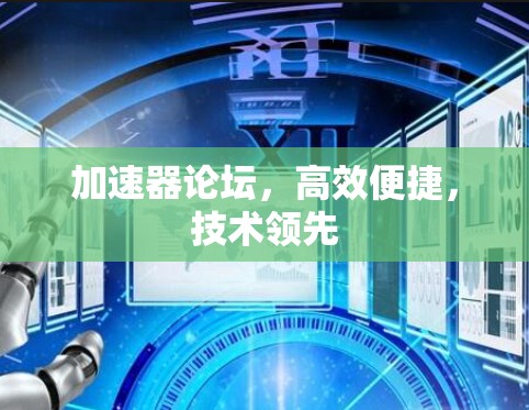 加速器论坛，高效便捷，技术领先